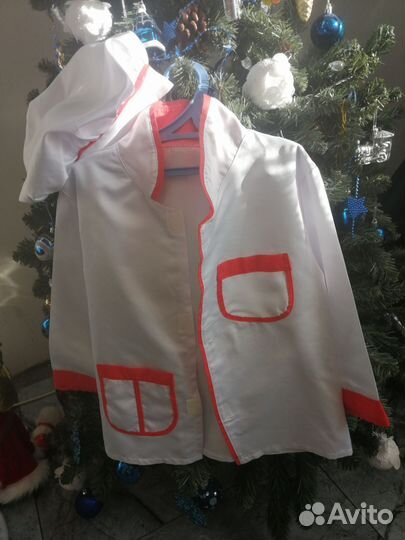 Шеф-повар китель костюм на3-7л+посудка в подарок
