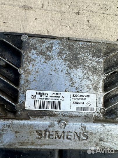 Эбу на Renault Symbol