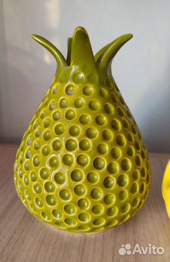 Вазы керамика ананасы ручная работа глазурь