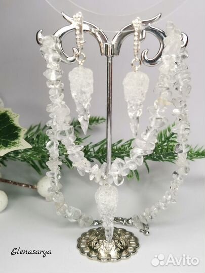 Комплект из бусин ручной работы Лэмпворк