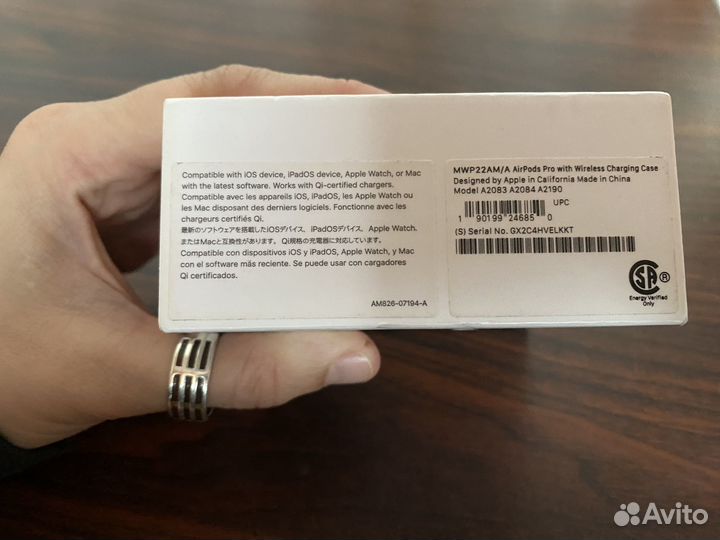 Беспроводные наушники apple airpods pro