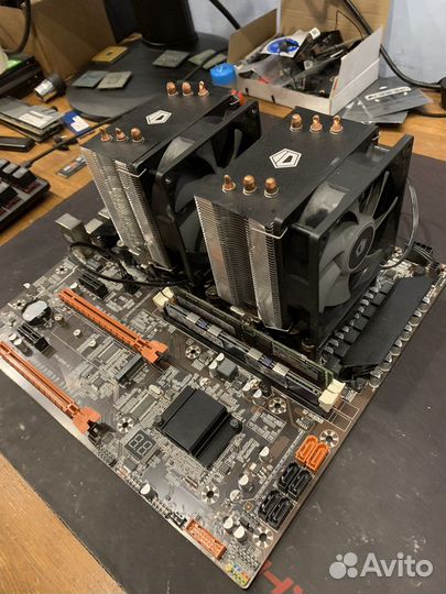 Комплект 2х e5-2670, 64Gb, X79 охлаждение