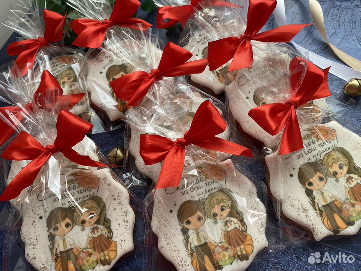 Имбирные Пряники на День учителя, леденцы,букеты