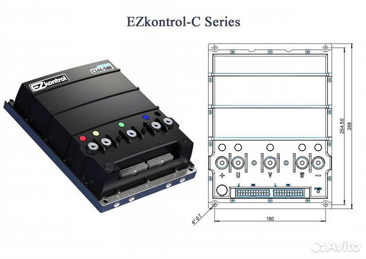 Мощный контроллер для электротранспорта