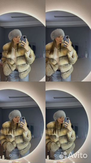 Шуба из лисы натуральная