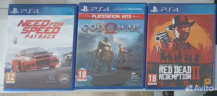 Игры на ps4 продам 1600