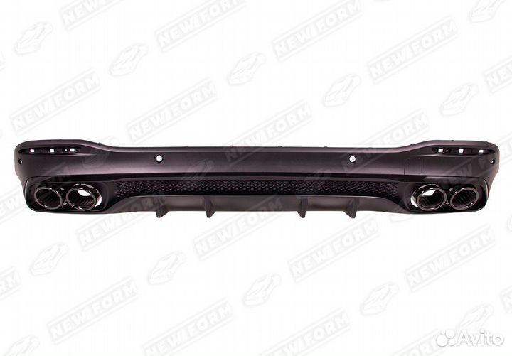 Диффузор заднего бампера 53 AMG Mercedes GLE V167