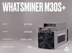 Asic майнер Whatsminer M30S+ / 94 TH/S