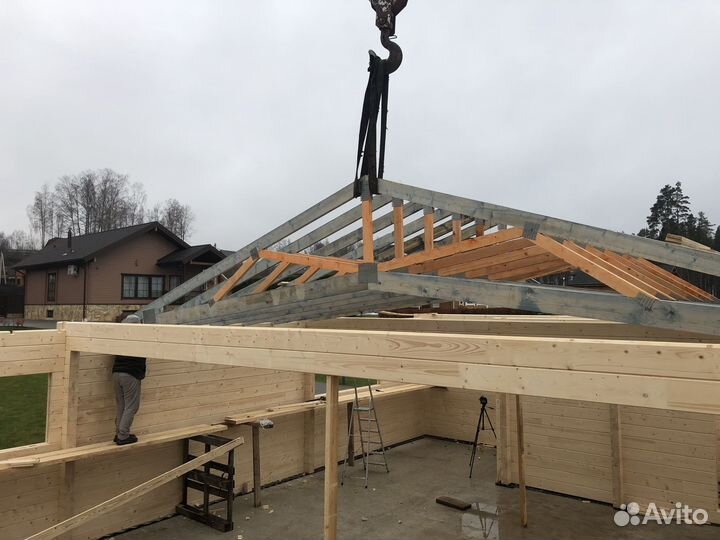 Проект, производство, монтаж стропильной системы