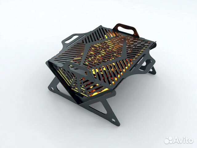 Мангал разборный решетка гриль в авто \ машину