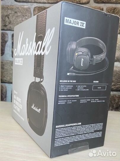 Беспроводные наушники marshall major 4