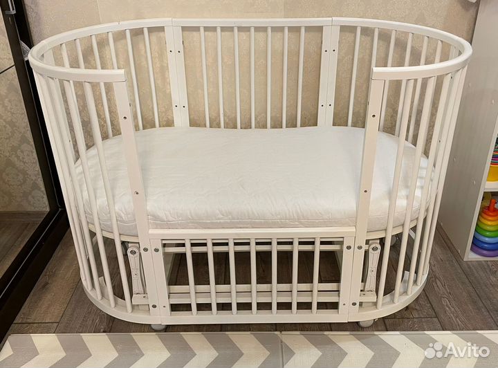 Детская кровать для новорожденных круглая