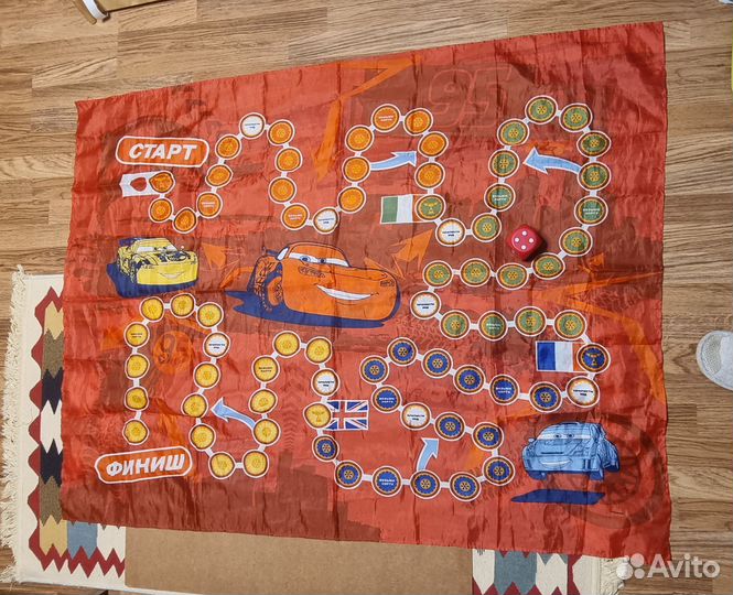 Головоломка, танграм, игра-ходилка Тачки