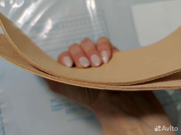 Стельки кожаные 1,6-1,8 мм растишка