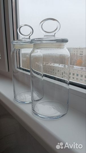 Банки для сыпучих продуктов/цена за 2шт