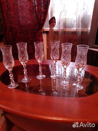 Хрустальные фужеры