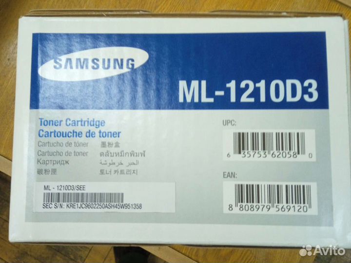Картридж к Samsung ml-1210d3