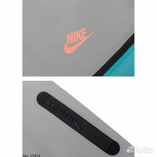 Зип худи nike blue tech swoosh