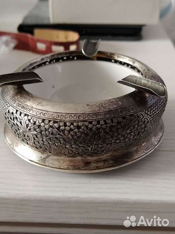 Пепельница Вьетнам серебро