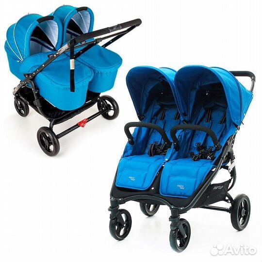 Коляска для двойни Valco Baby Snap Duo 2 в 1