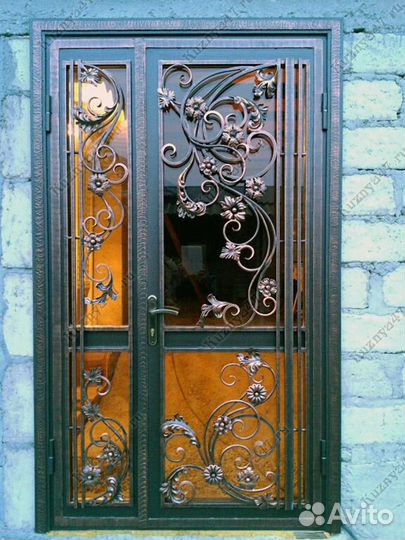 Входные двери кованные