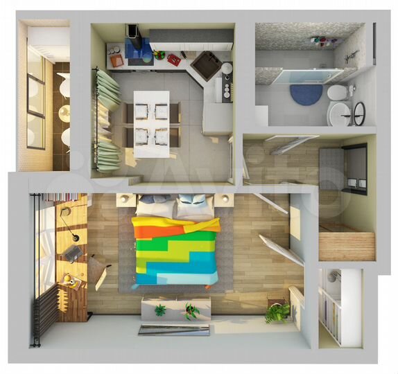 1-к. квартира, 36,1 м², 11/25 эт.