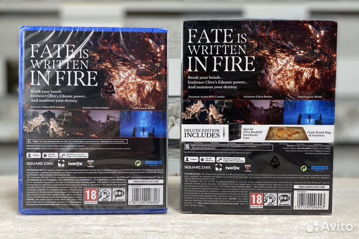 Диски Final Fantasy XVI PS5 / Deluxe Sony PS5