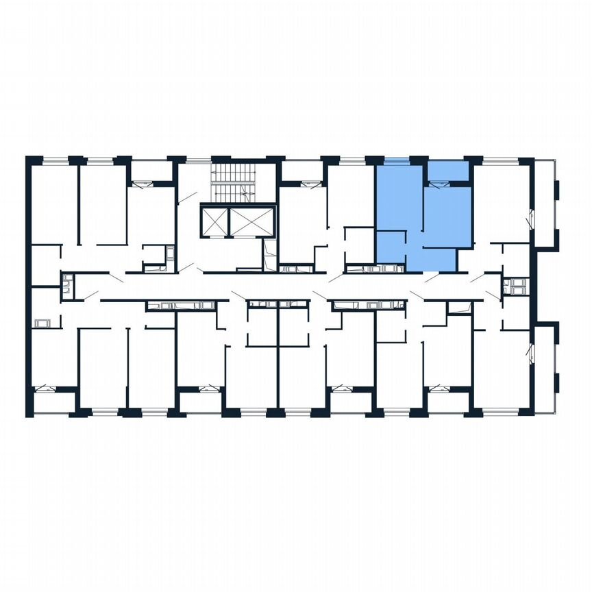 2-к. квартира, 34,1 м², 3/12 эт.