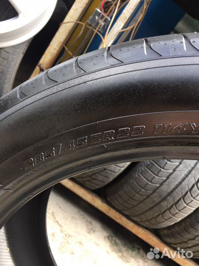Yokohama Advan Sport V107 285/45 R22 и 325/40 R22 114Y