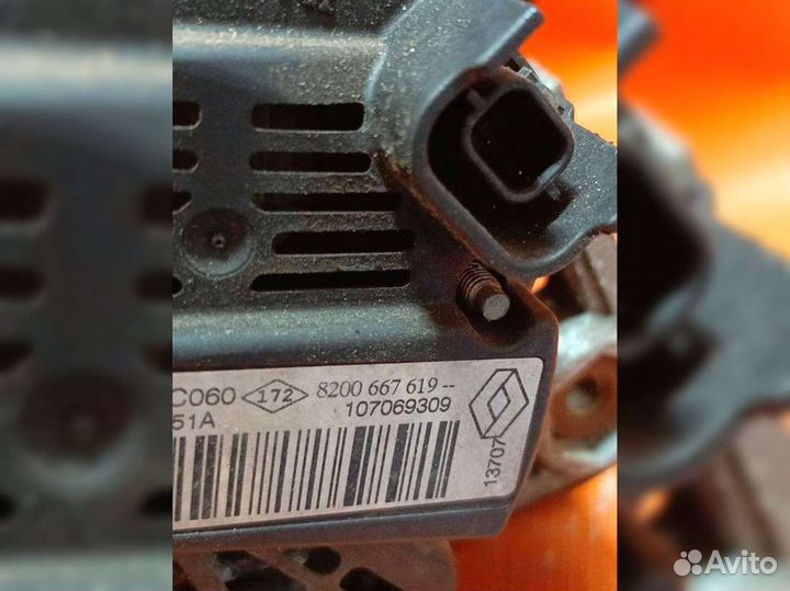 Генератор renault megane