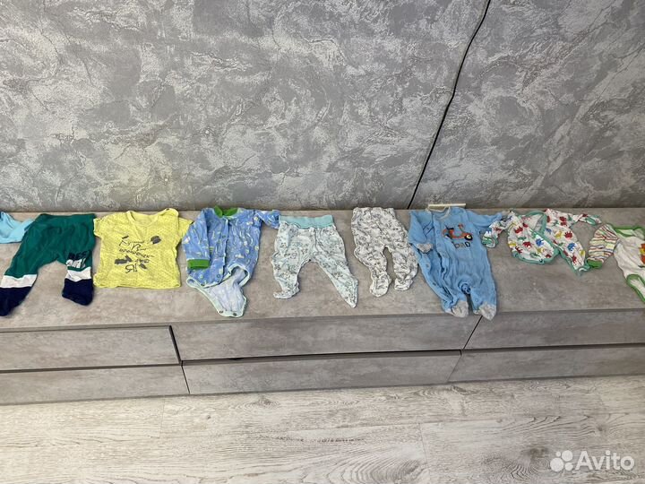 Детские вещи на мальчика пакетом 56-86
