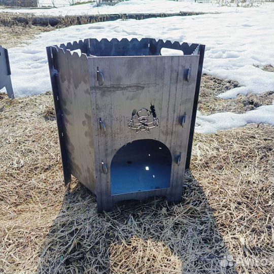 Печь под казан разборная