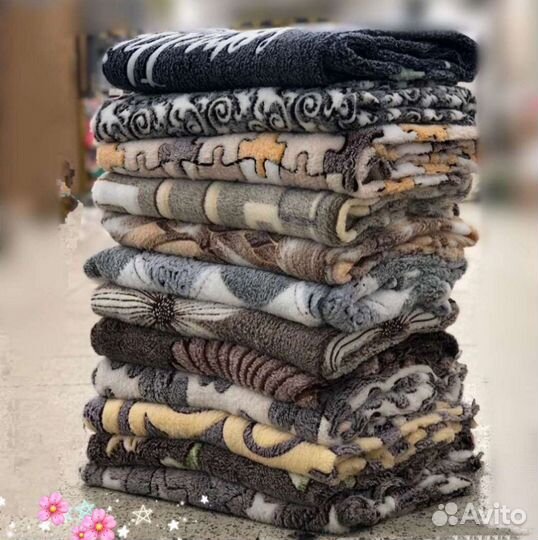 Плед плюшевый покрывало накидка на диван кровать