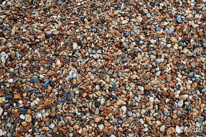 Гравий речной
