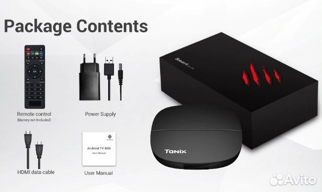 Тв-бокс Tanix H2 Android 9,0 Hisilicon Hi3798M