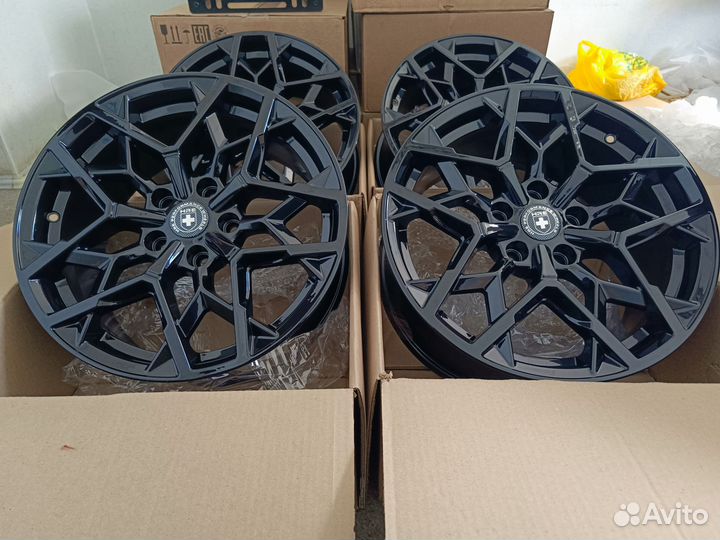 HRE R17 5X114,3 черный глянец