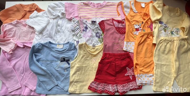 Вещи для девочки до 2 лет (до 98см), теплые вещи