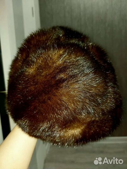 Норковая шапка мужская новая