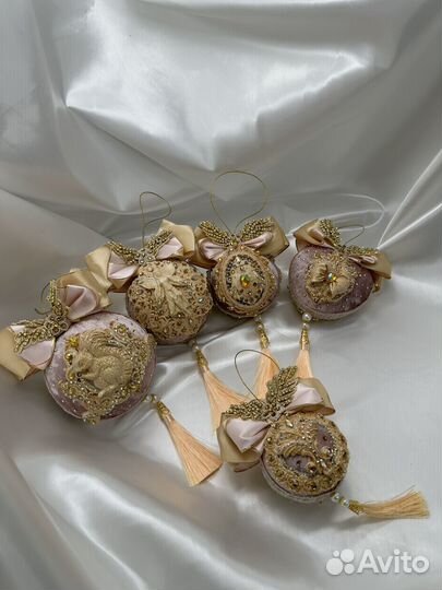 Новогодние гары ручная работа