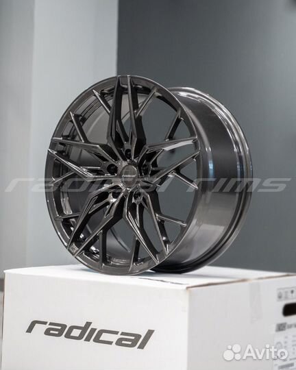 Radical WF-1 19x8.5 5x108 Diamond Dark Gunmetal