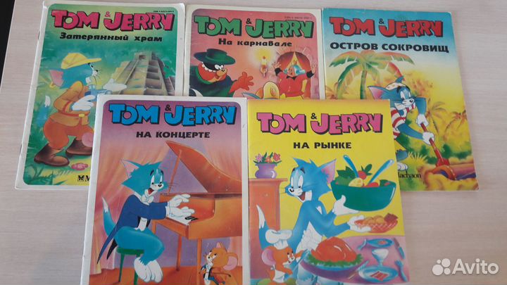 Книги -комиксы том и джерри