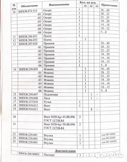 Приспособление для испытания на срез