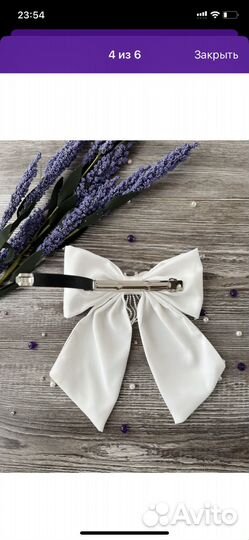 Бант на заколке