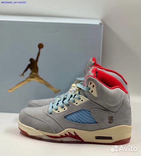 Кроссовки Trophy Room x Air Jordan 5 (Арт.31698)