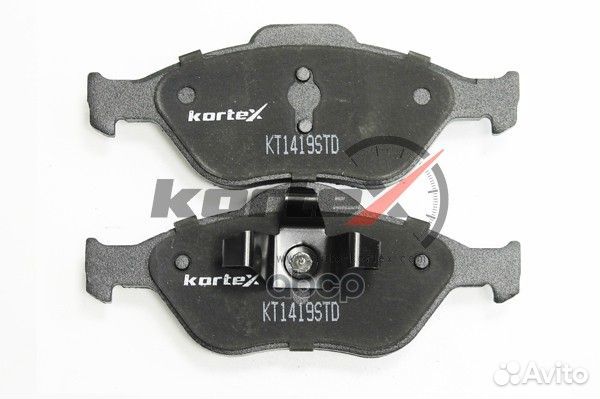 Колодки тормозные дисковые перед KT1419STD kortex