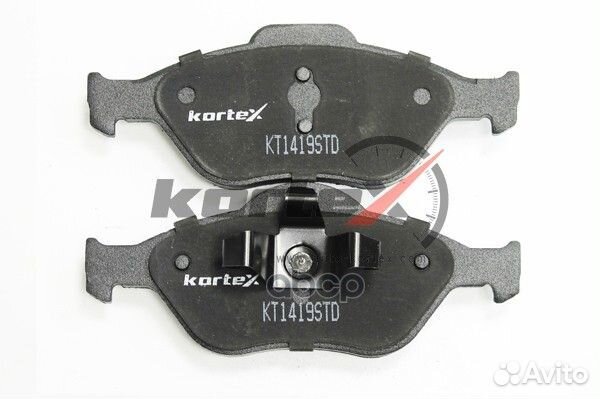 Колодки тормозные дисковые перед KT1419STD kortex