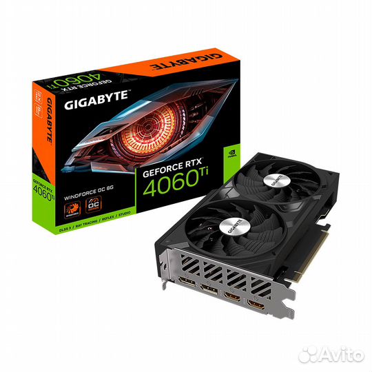 Gigabyte RTX 4060 Ti WindForce OC 8Gb (Новая)