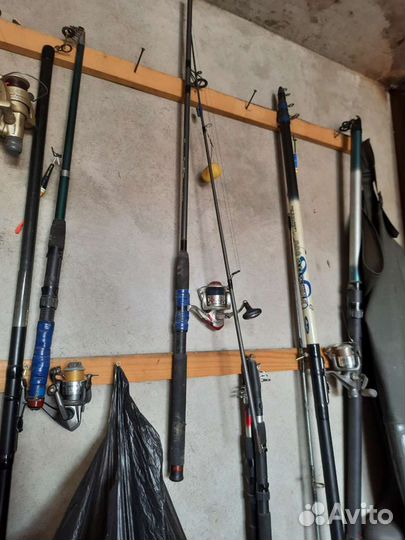 Спиннинг и катушка СССР