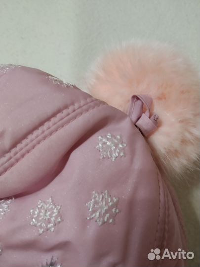 Шапочка зимняя для девочки