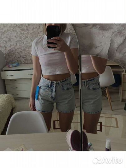 Джинсовые шорты женские 46